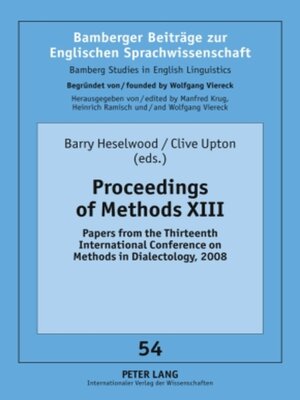 cover image of Proceedings of Methods XIII